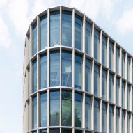 Rieder uses glass fibre-reinforced concrete for curving office facade