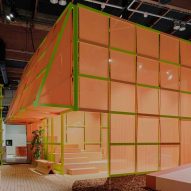 Dezeen video showcases colourful timber installation by Yatofu at Habitare design fair