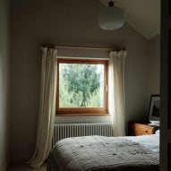 Bedroom in two-storey extension project Delve Architects