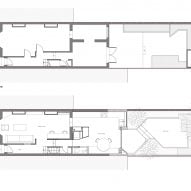 Floor plan of Stoke Newington house extension by VATRAA