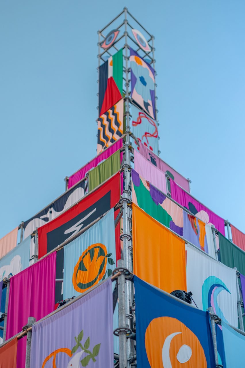 Peak of Temple of Peace by Peace Seekers at Dutch Design Week 2024