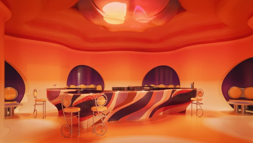 Uchronia's design for a fictional bar