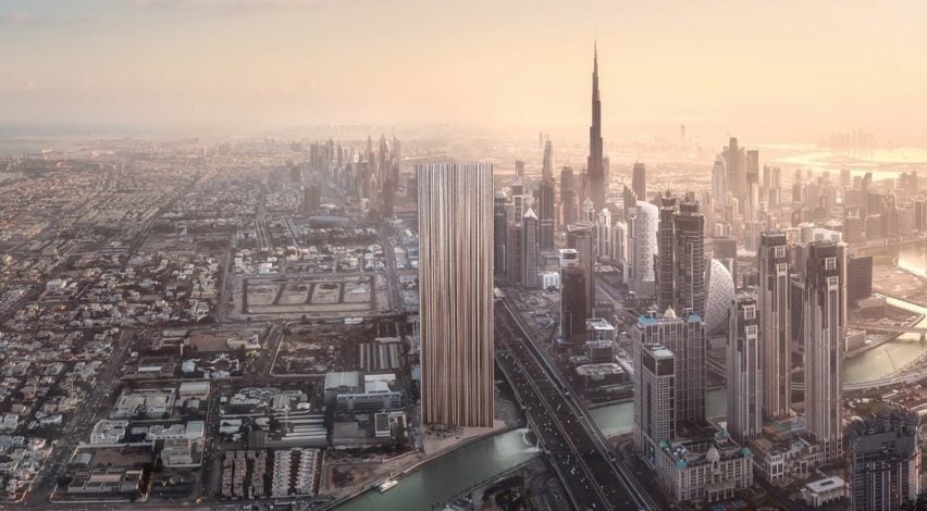 380-metre-high Muraba Veil skyscraper in downtown Dubai