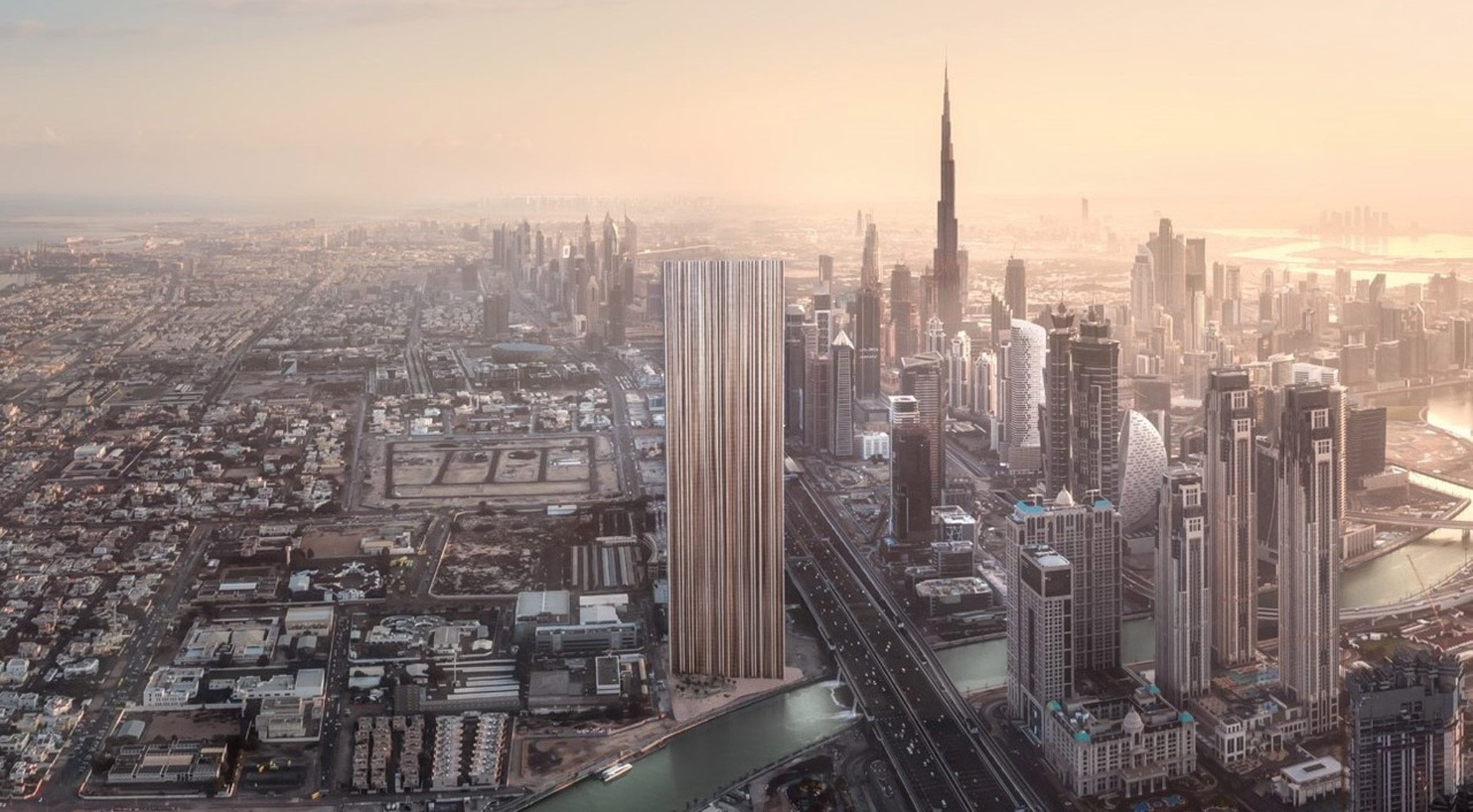 380-metre-high Muraba Veil skyscraper in downtown Dubai