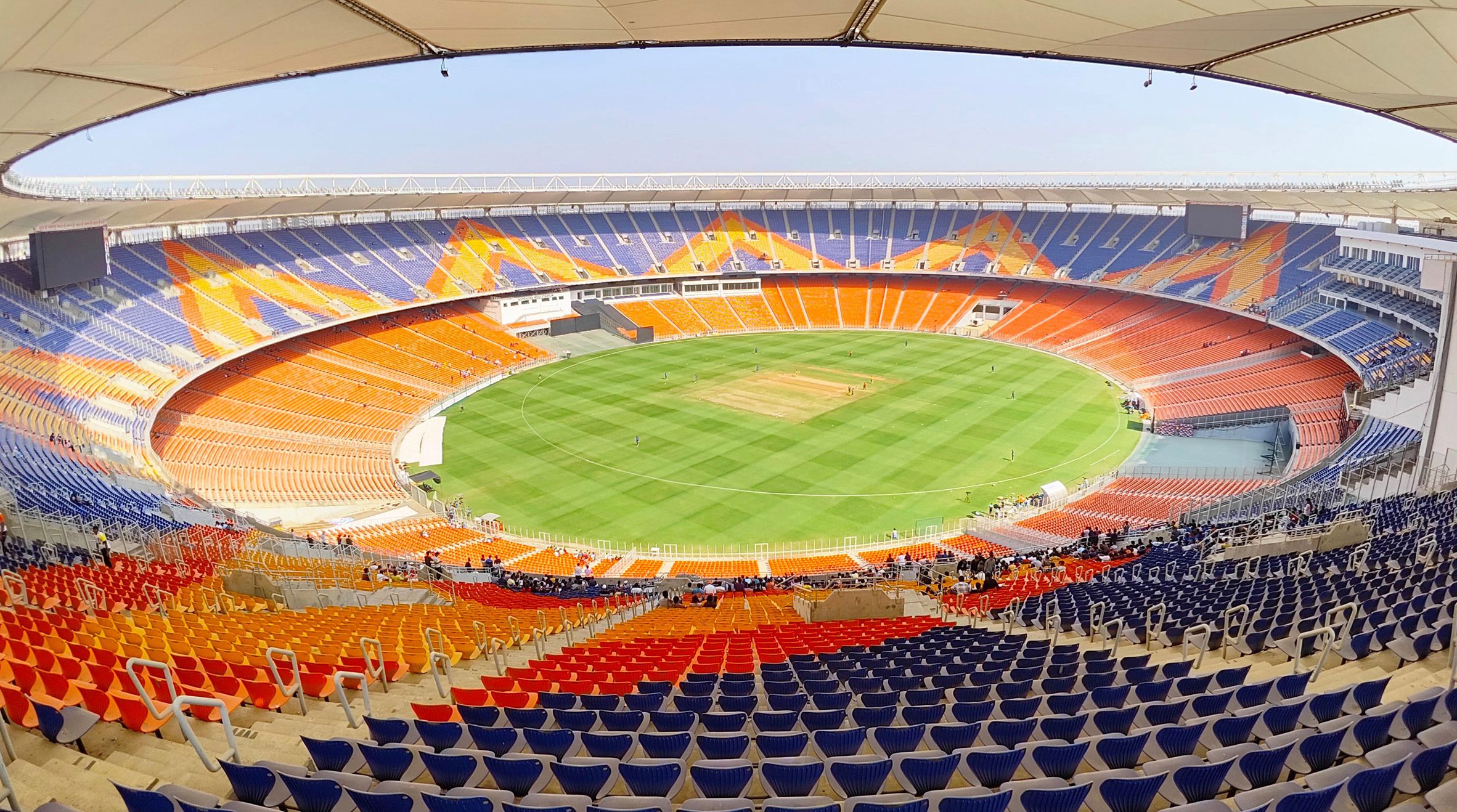 Largest stadium: Narendra Modi Stadium