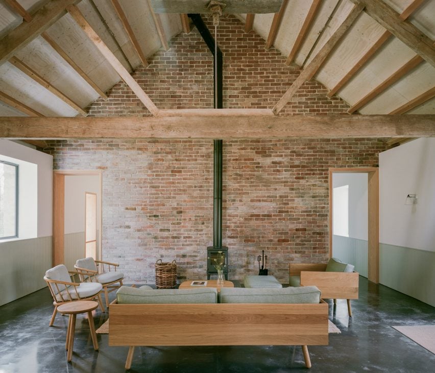 Interior view of Wraxall Yard by Clementine Blakemore Architects