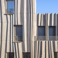 Yama-Tani housing in Paris by Kengo Kuma & Associates