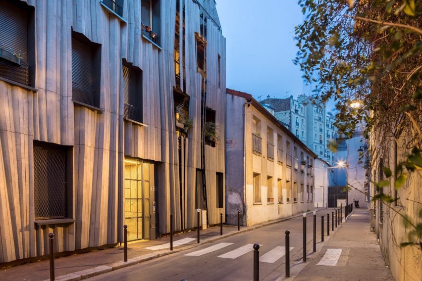 Housing in Paris by Kengo Kuma & Associates