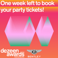 One week left to book Dezeen Awards 2024 party tickets