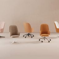 Aleta Executive chair by Jaime Hayon for Viccarbe