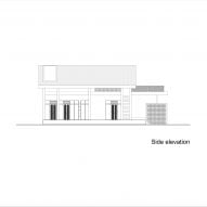 Elevation of Anchor House by MM++ Architects