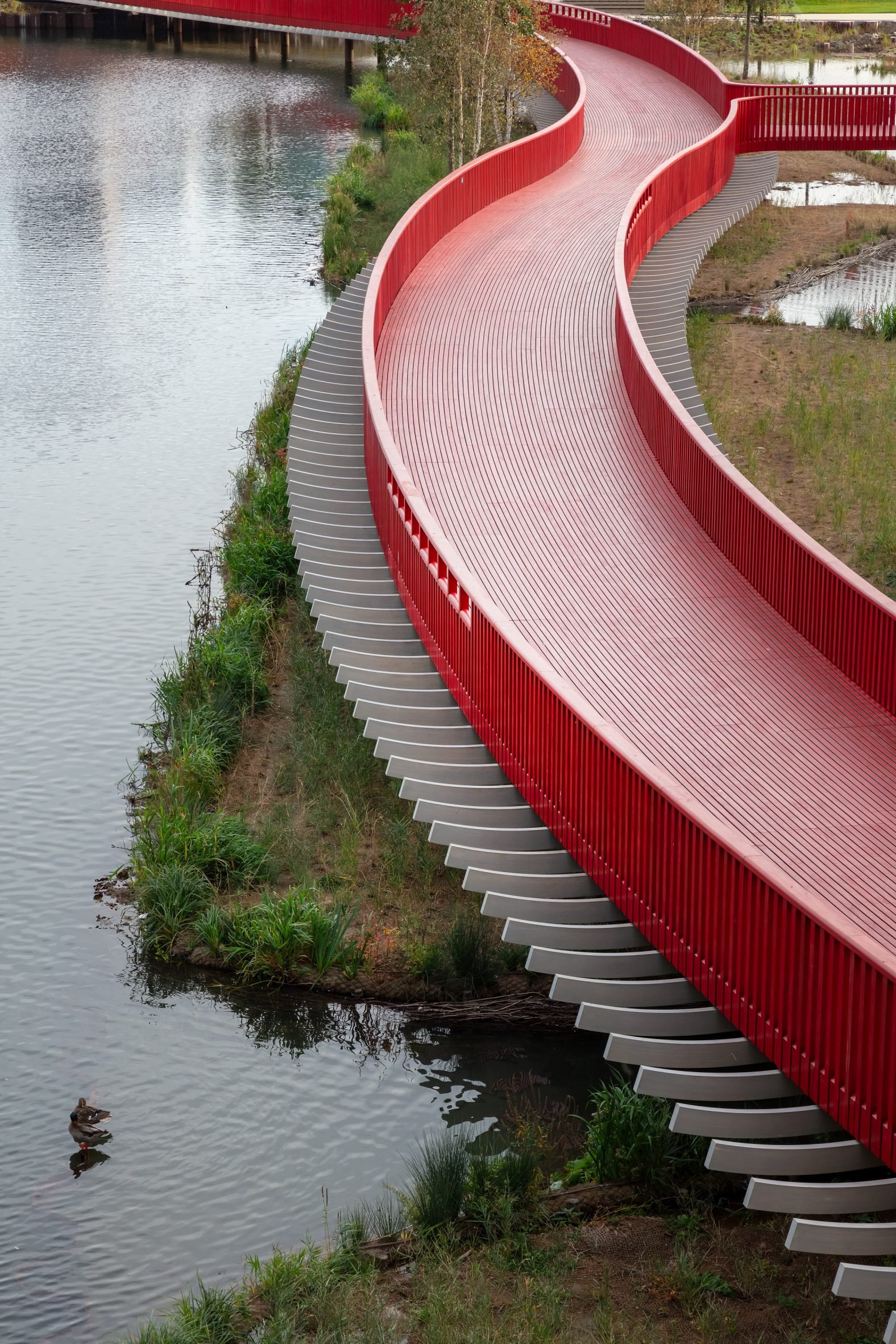 Bridge next to dock