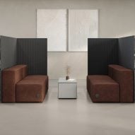 Calm privacy screens by Union Design for KFI Studios