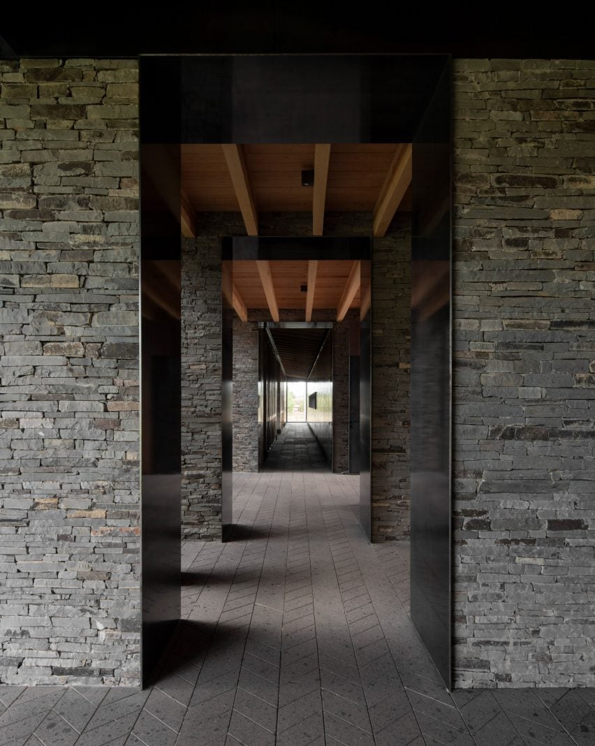 Slate corridor