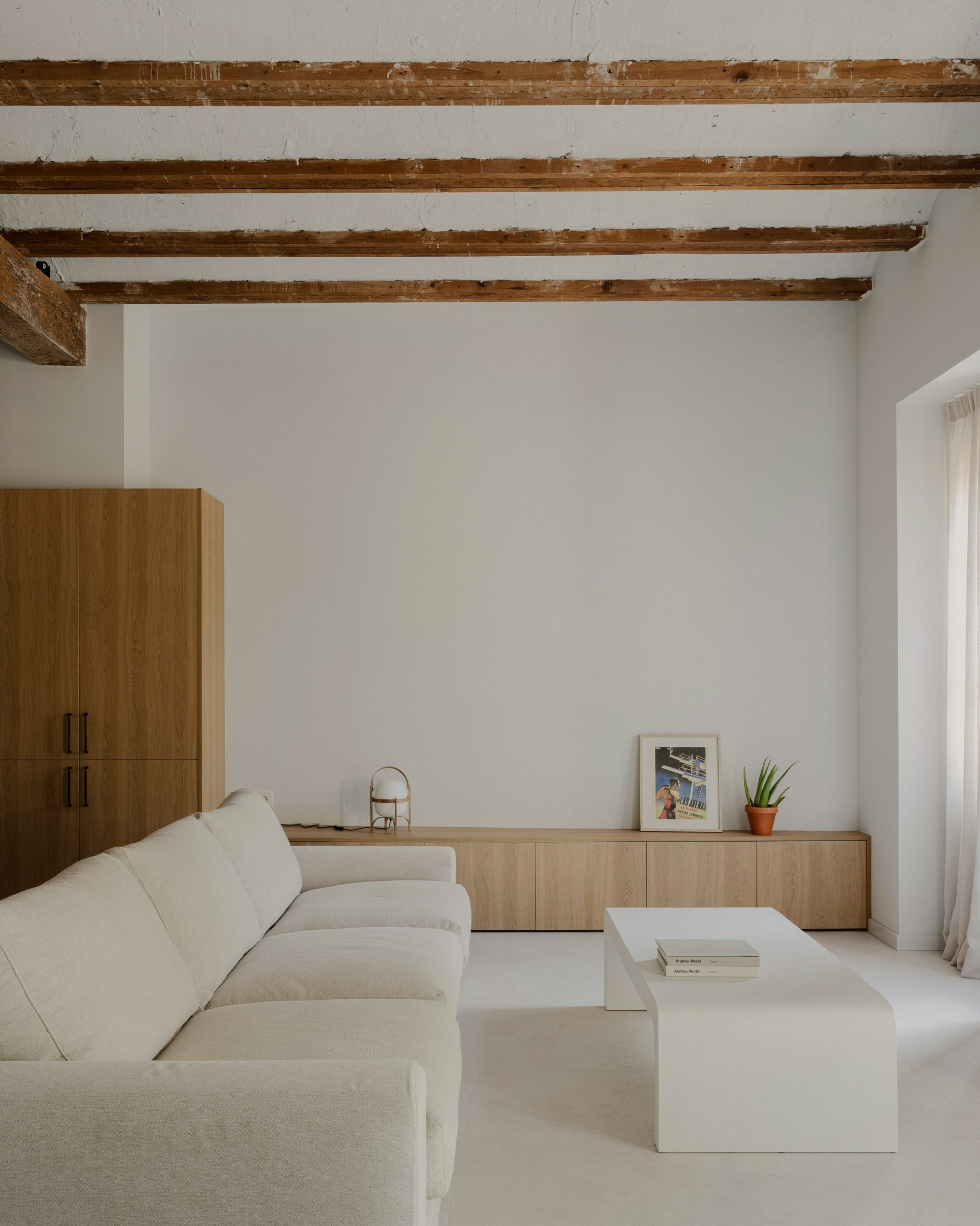 Living space interior at Casa Ona by Paloma Bau