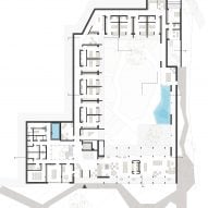 Floor plan of House for Julia by Čtyřstěn Architekti