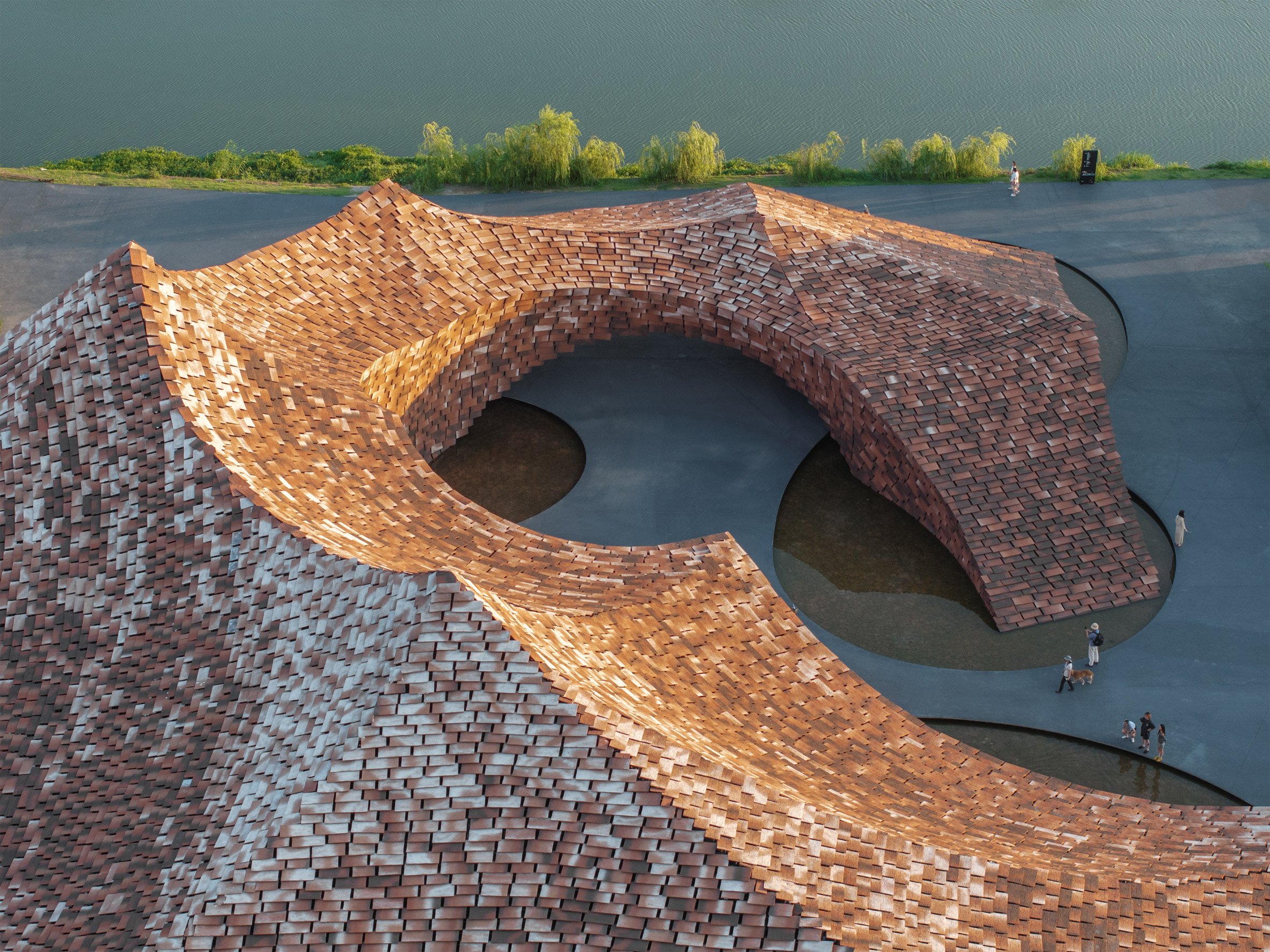 Tile-clad museum by Kengo Kuma and Associates