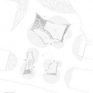 Plan of UCCA Clay Museum by Kengo Kuma and Associates