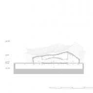 Section of UCCA Clay Museum by Kengo Kuma and Associates