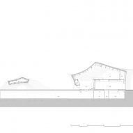 Section of UCCA Clay Museum by Kengo Kuma and Associates