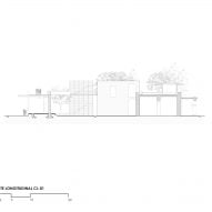 Elevation San Blas port building by Colectivo C733