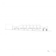 Elevation of Darlington Public School by Fjcstudio