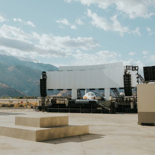 Industrial-Inspired Installations Transform Desert Air Music Festival in Palm Springs
