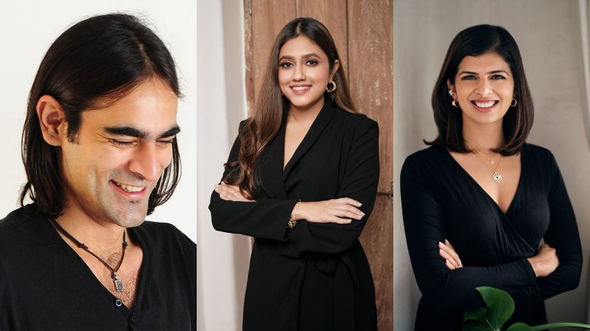 Portraits of Arjun Malik, Disha Bhavsar and Sarah Sham