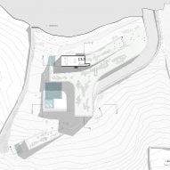 Upper floor plan of Aimasia Residence by Tom Design and A31 Architecture