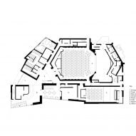 Ground floor plan of BEAM Hertford by Bennetts Associates and Citizens Design Bureau