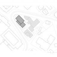 Site plan Sporthallenprovisorium Gloriarank by Itten+Brechbuhl