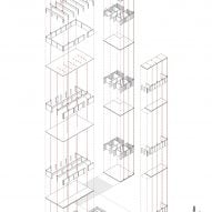 Diagram of Sporthallenprovisorium Gloriarank by Itten+Brechbuhl