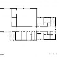 First floor plan Sporthallenprovisorium Gloriarank by Itten+Brechbuhl