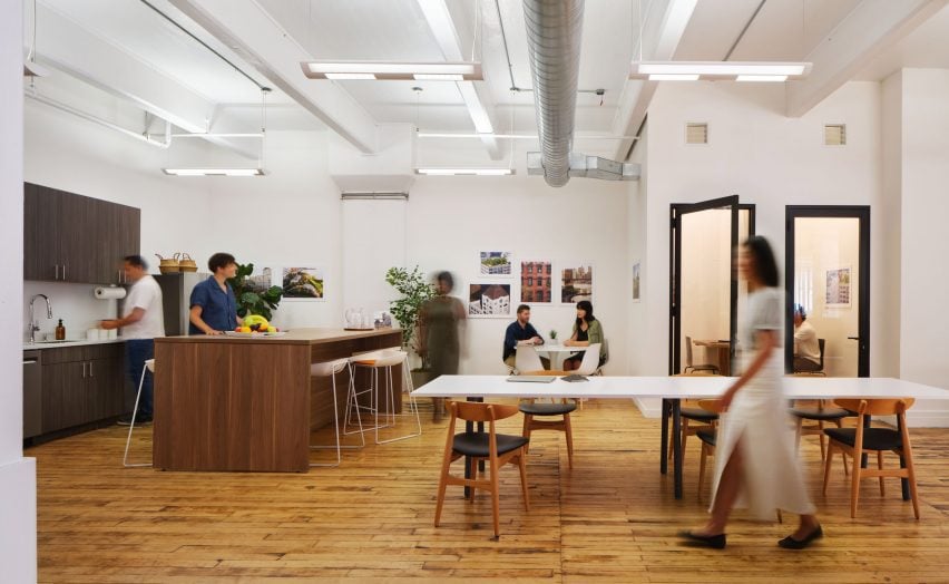 Interior view of Dumbo Office Space in New York