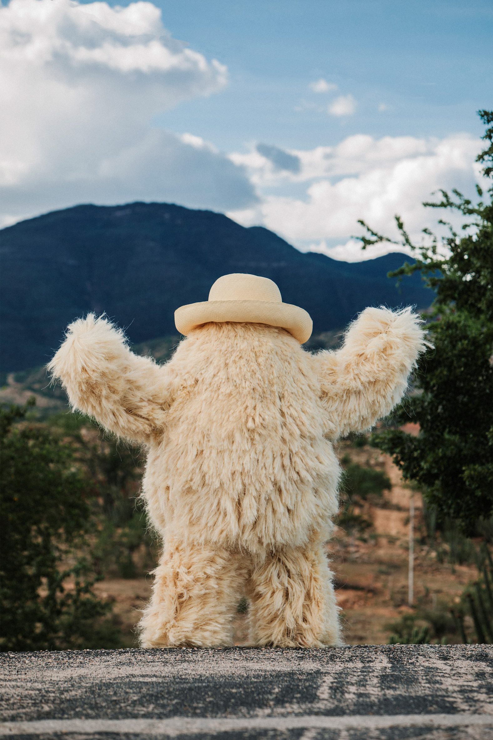 Furry sisal monster by Fernando Laposse