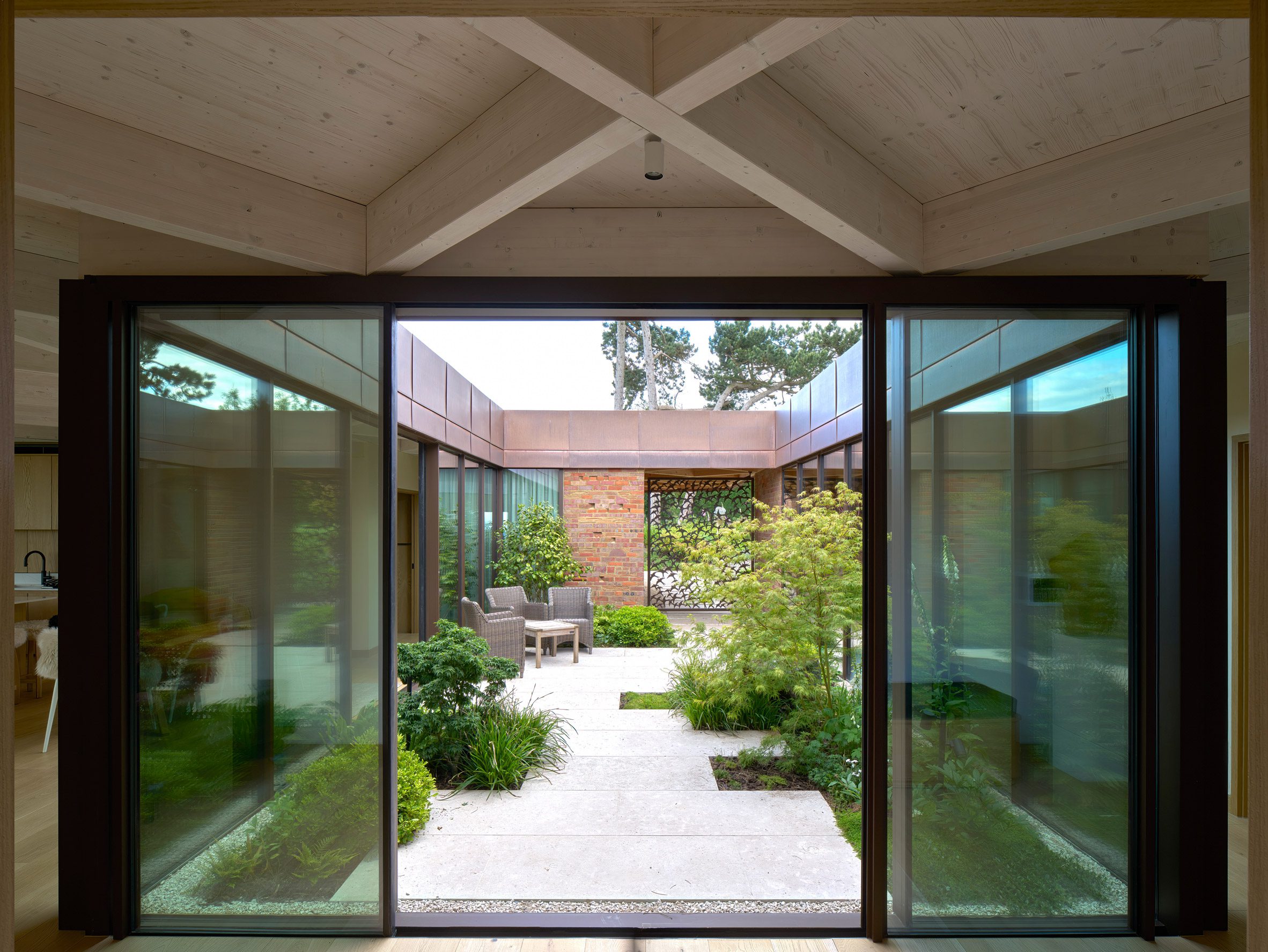 Courtyard of Foxglove House by Kirkland Fraser Moor