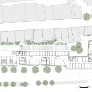 Plan of Calwer Passage by Ingenhoven Associates