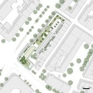 Plan of Calwer Passage by Ingenhoven Associates