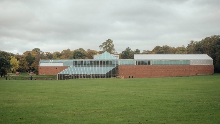 Exterior view of The Burrell Collection in Glasgow