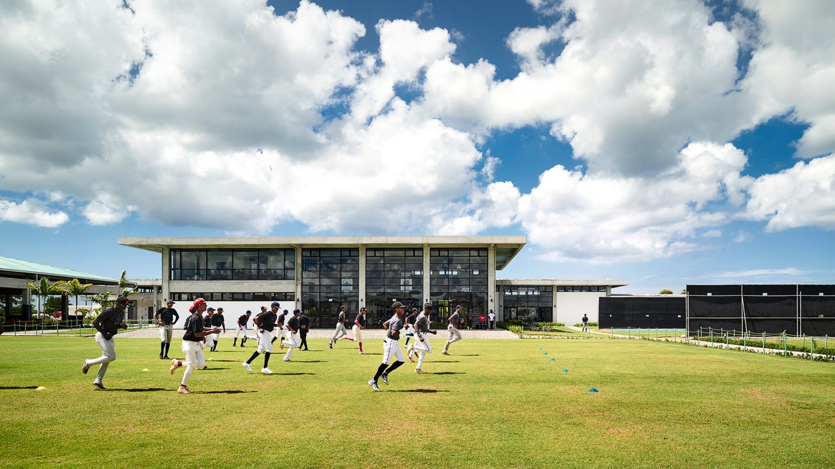 Miami art deco informs design of Dominican Republic baseball academy