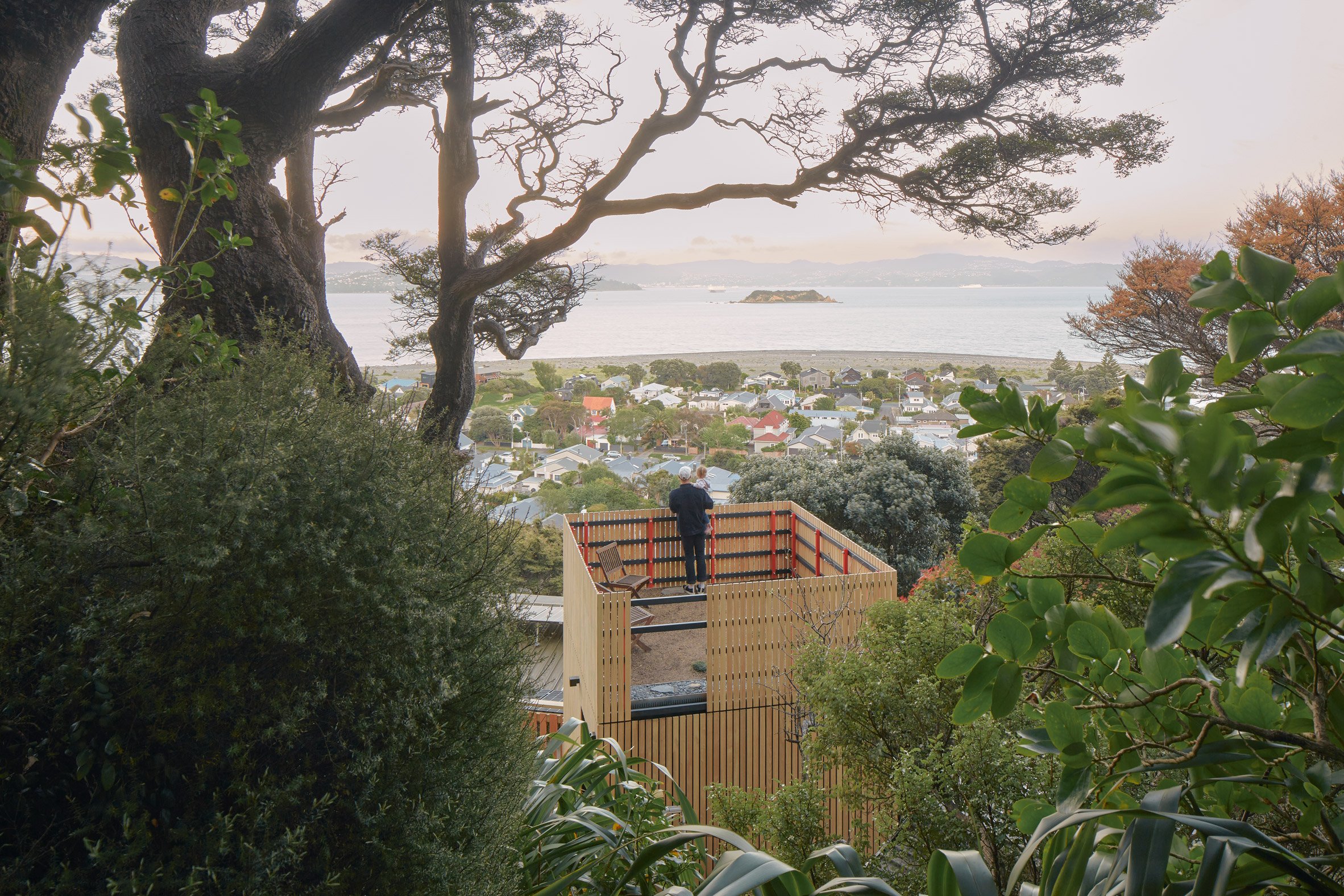 Tower-like house extension in Wellington