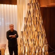 Kengo Kuma Christmas trees