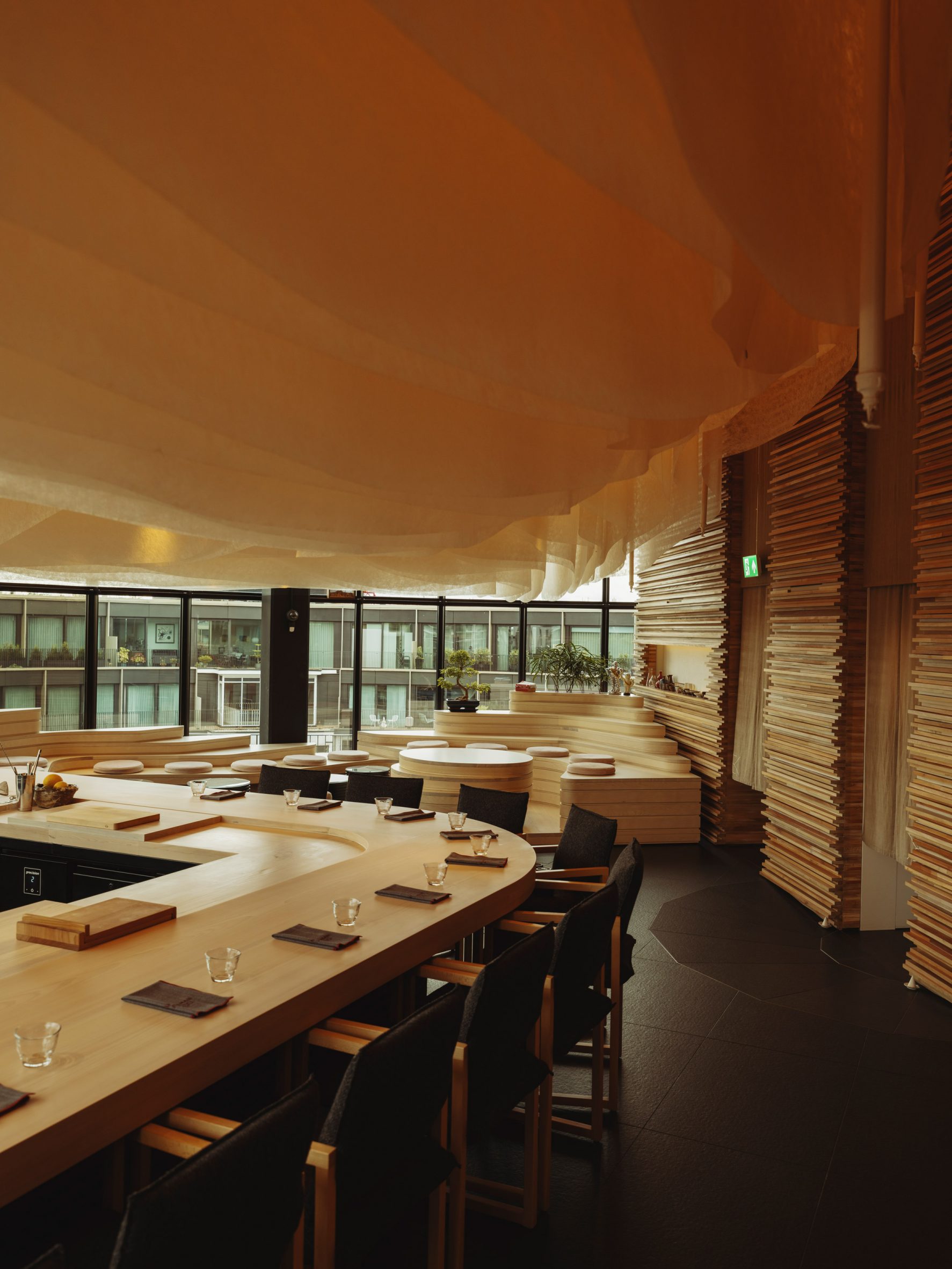 View of Endo at the Rotunda by Kengo Kuma