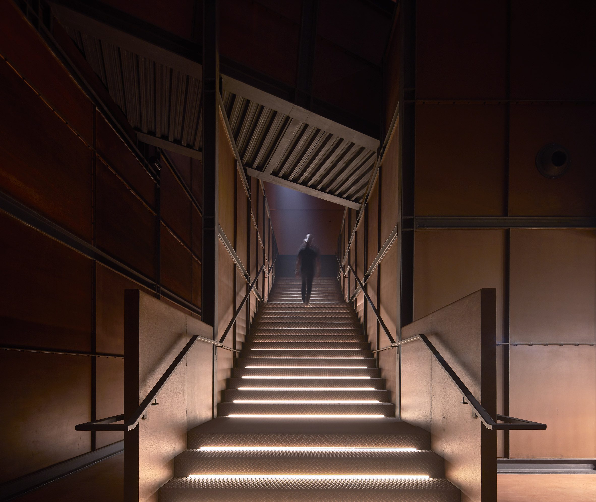 Staircase within LA Almaraza by Philippe Starck