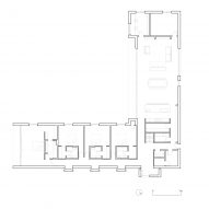Plan of Weald House by Mailen Design and Peter Bradford Architects