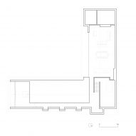 Plan of Weald House by Mailen Design and Peter Bradford Architects