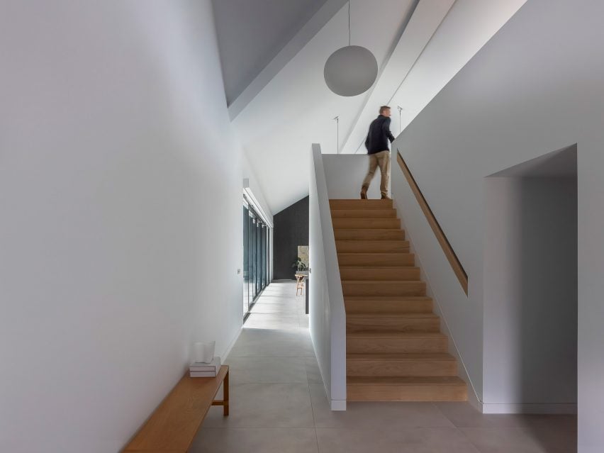 View towards mezzanine within Weald House