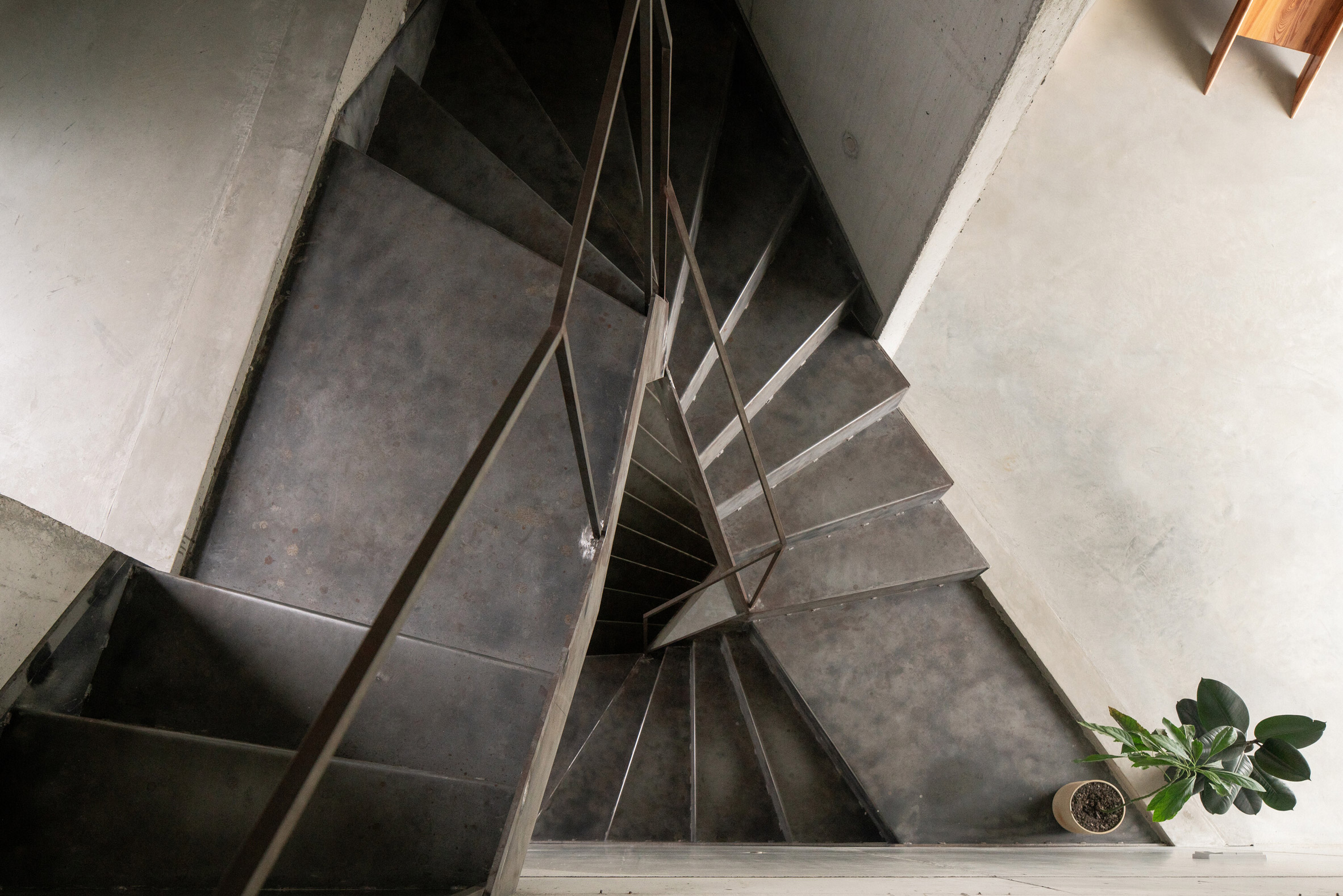 Staircase of House of Seven Floors by Maly Chmel