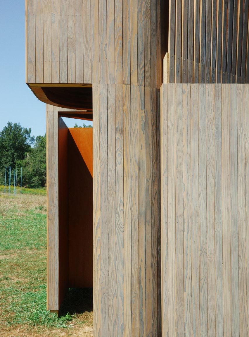 Wood pavilion