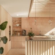 Michael Henriksen uses exposed clay-block walls to extend own home in St Albans